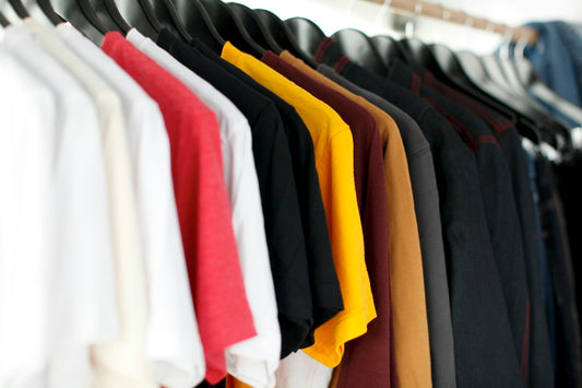 Clothing rails illustrating private label and white label options