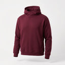 Maroon hoodie on a white background