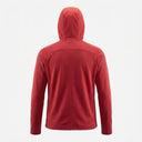 Red hoodie on a white background