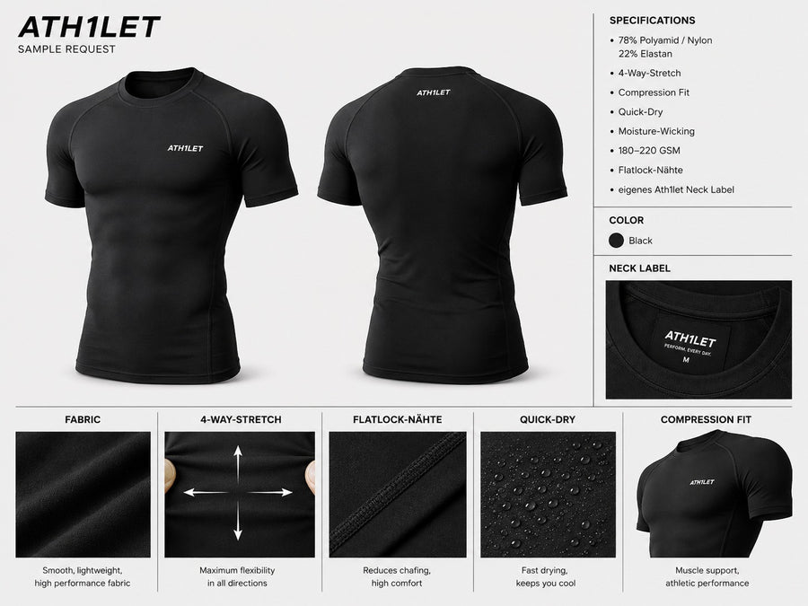 Muster für Kompressionsshirt
