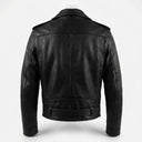 Double Rider Leather Jacket back view private label apparel