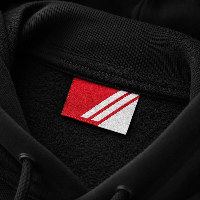 Custom Neck Labels custom apparel finishing option