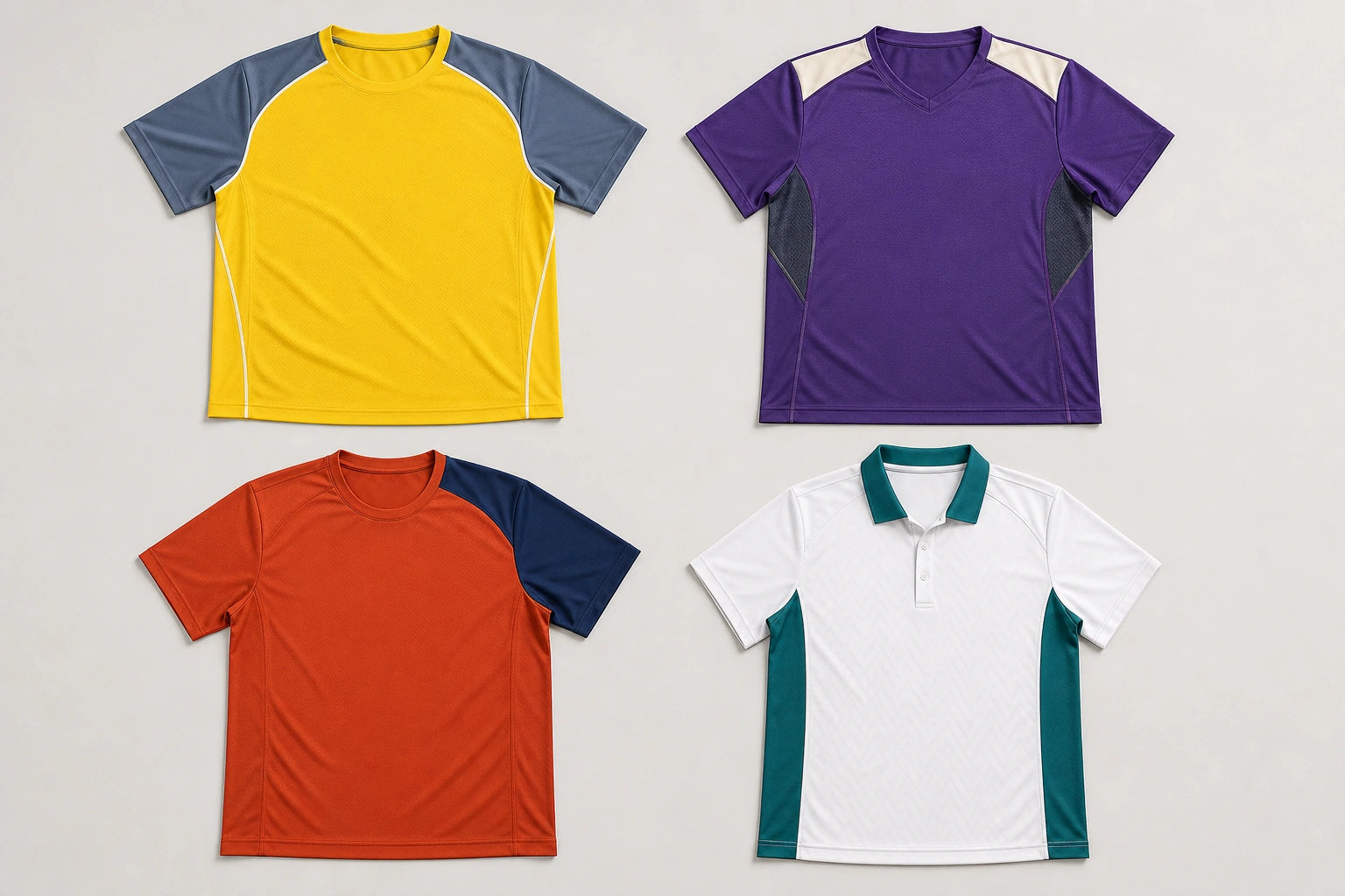 Unbranded custom badminton shirts for badminton uniform manufacturing
