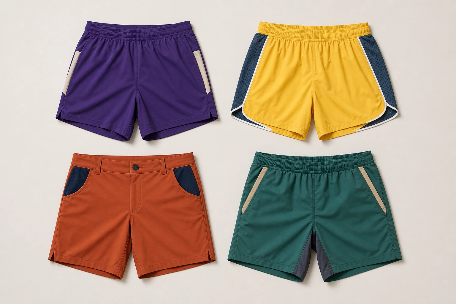 Unbranded custom badminton shorts for badminton uniform manufacturing