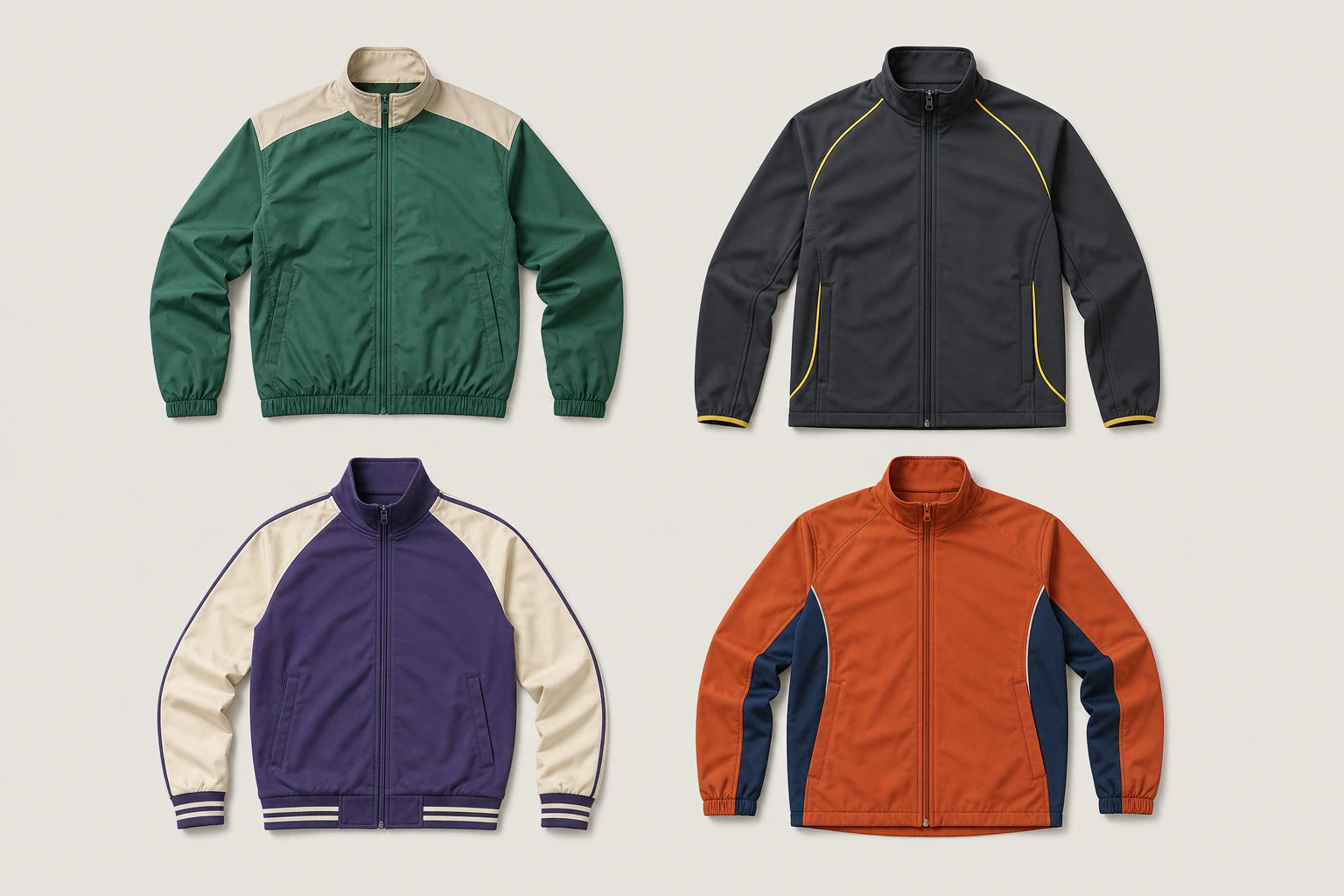 Unbranded custom warm-up jackets for badminton uniform manufacturing