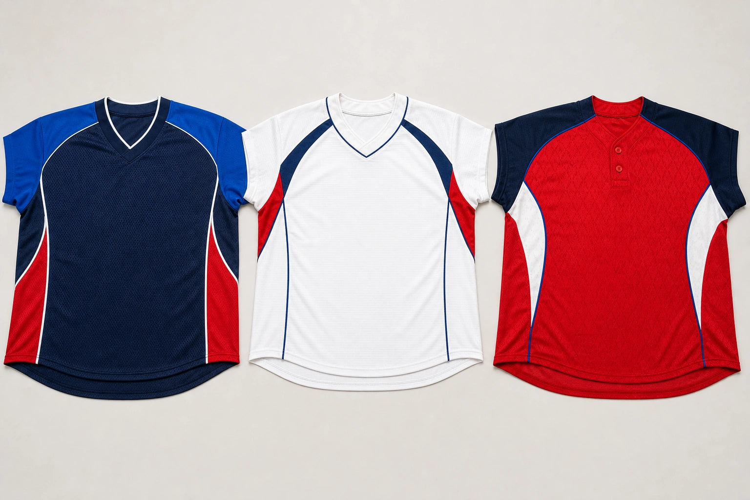 Unbranded custom pullover jerseys for baseball uniform manufacturing