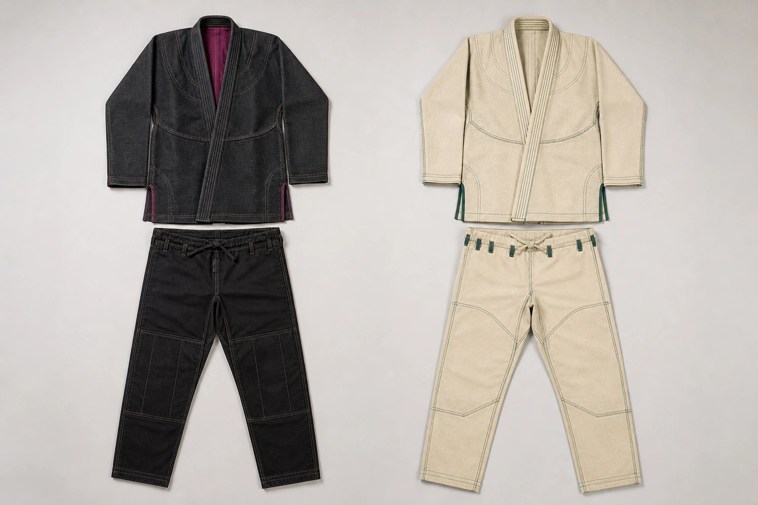 Unbranded custom training gis for bjj gi manufacturing