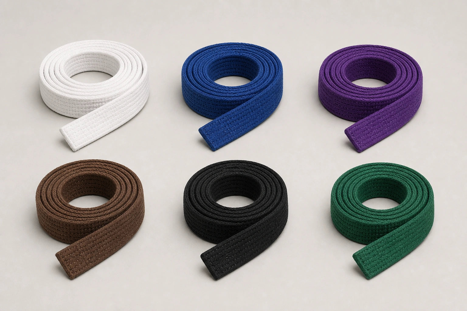 Unbranded custom bjj belts for bjj gi manufacturing