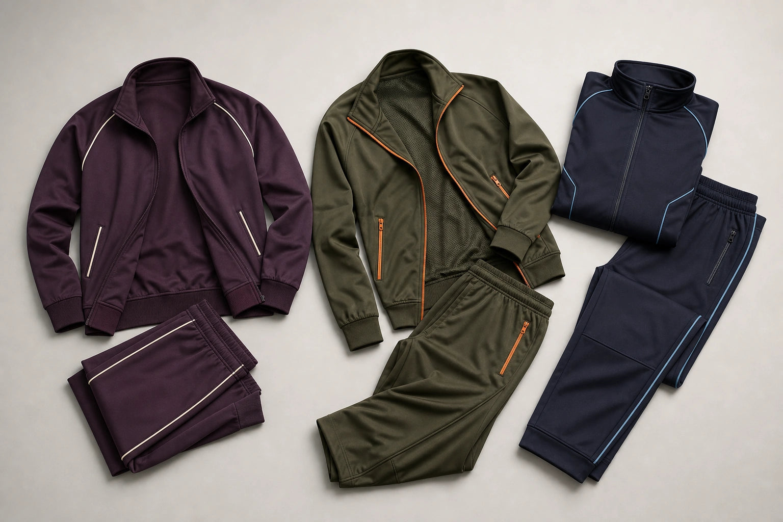 Unbranded custom walkout tracksuits for boxing apparel manufacturing