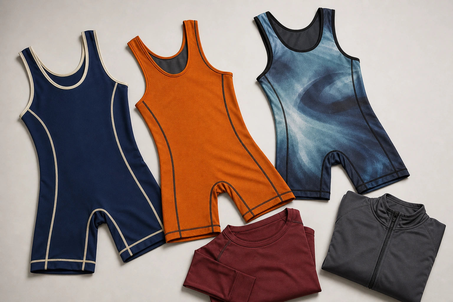 Unbranded custom wrestling singlet for combat sportswear manufacturing