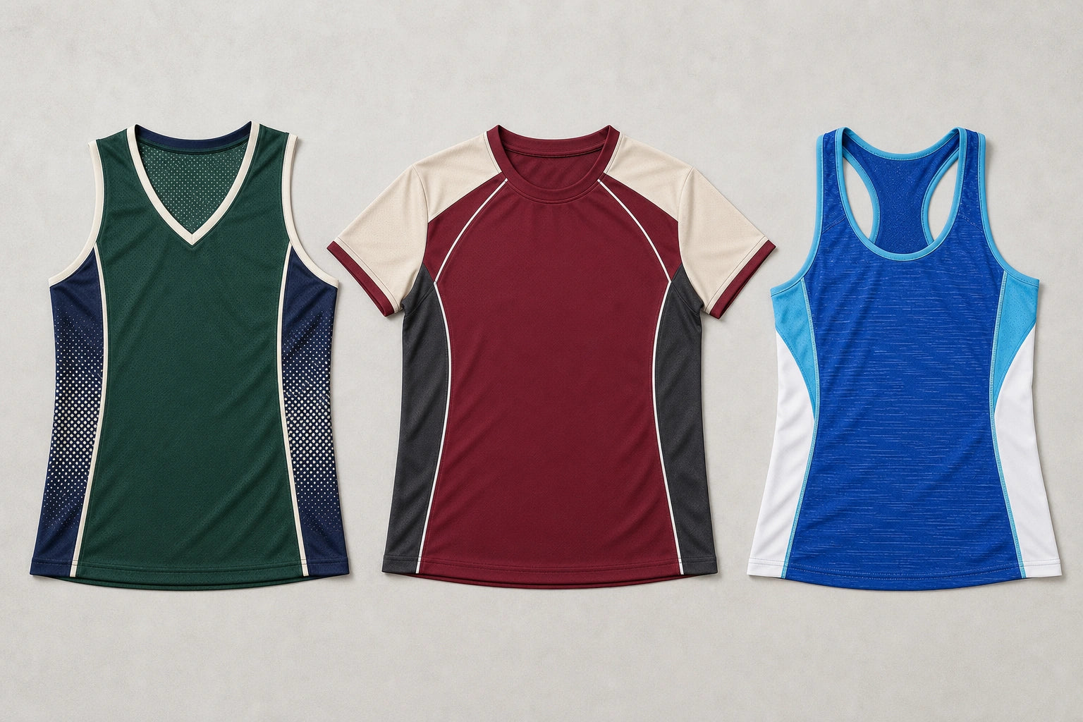 Unbranded custom hockey jerseys for field hockey uniform manufacturing
