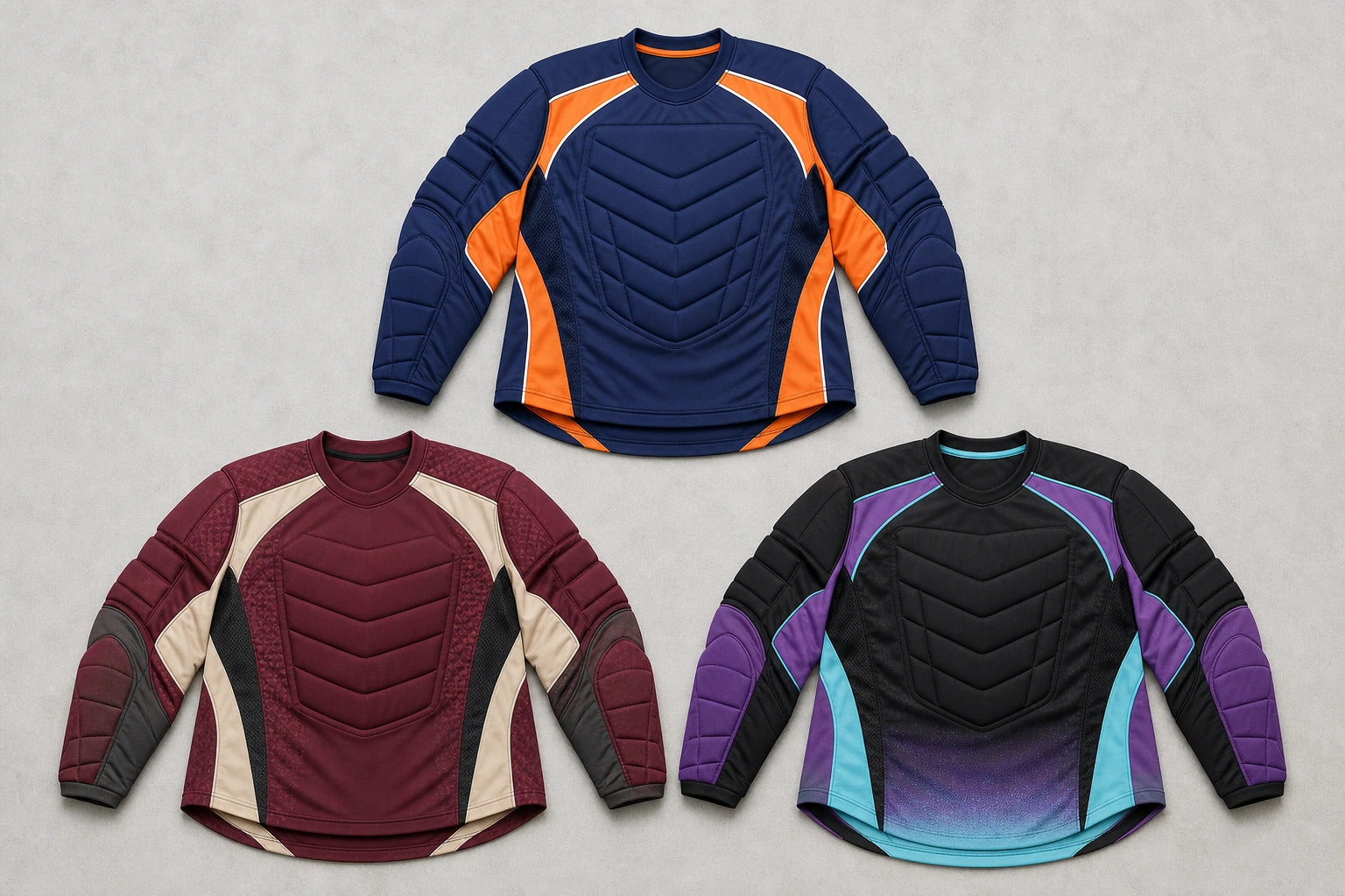 Unbranded custom goalkeeper smocks for field hockey uniform manufacturing