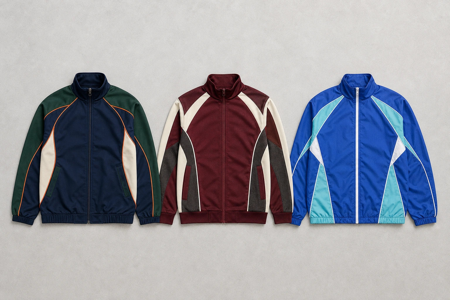 Unbranded custom warm-up jackets for field hockey uniform manufacturing