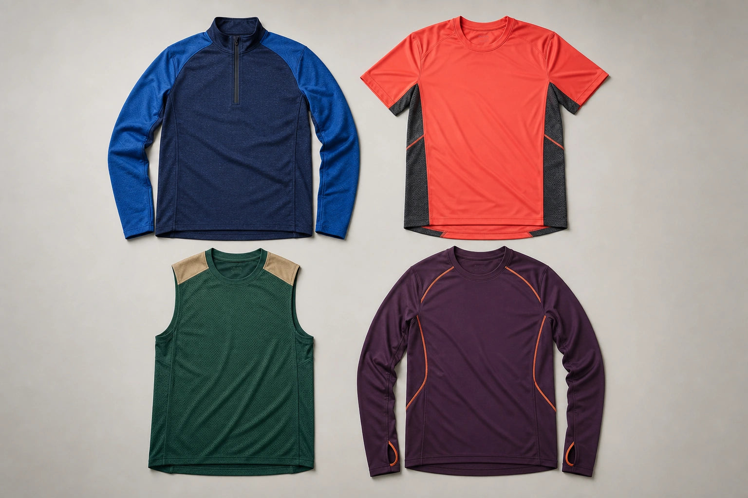 Unbranded custom training tops for football kit manufacturing