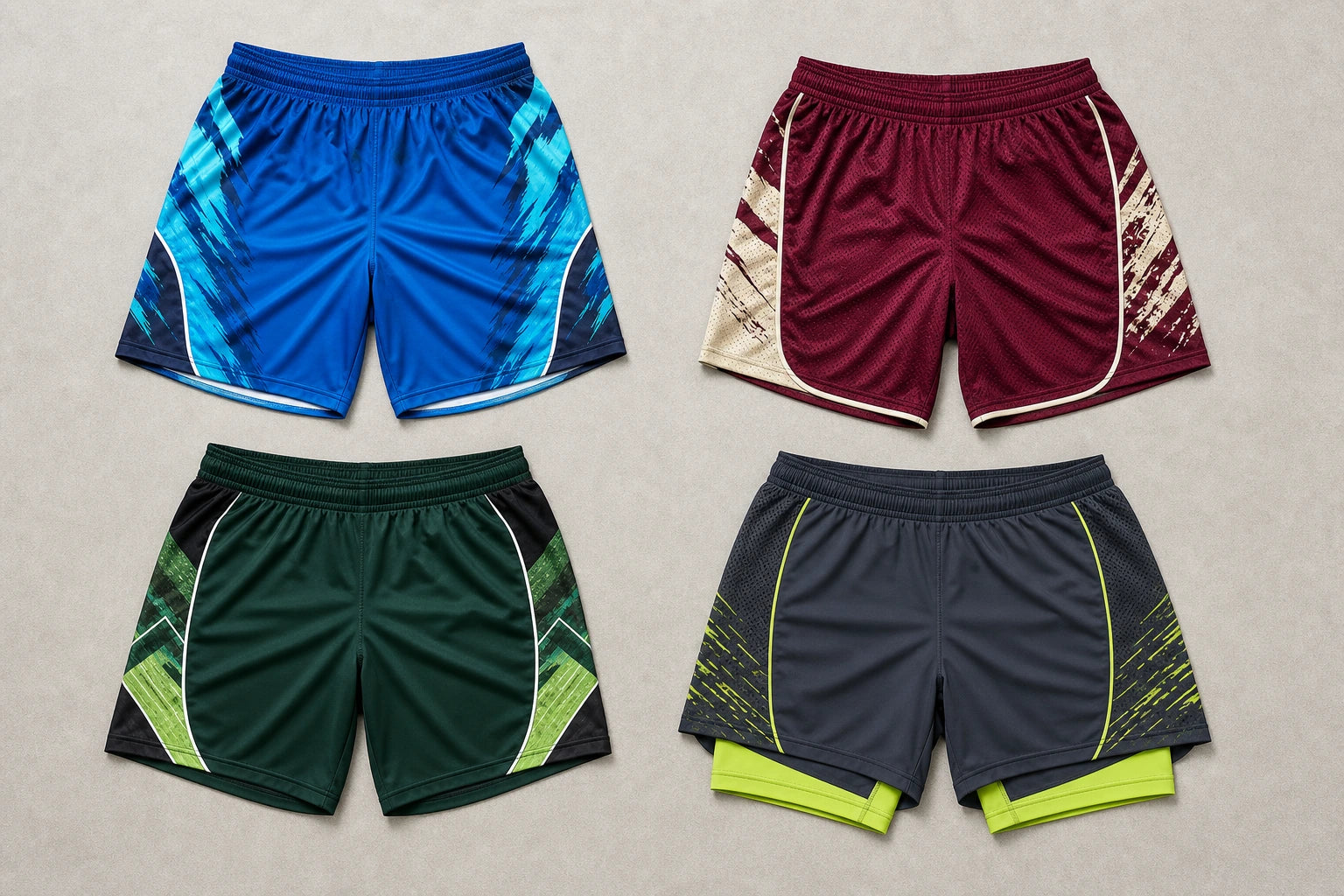 Unbranded custom handball shorts for handball uniform manufacturing