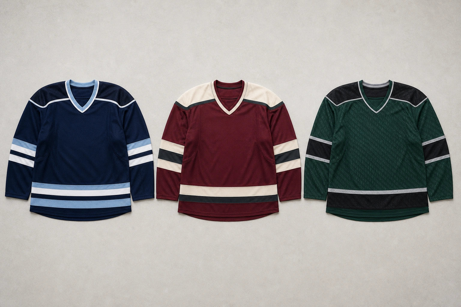 Unbranded custom game hockey jerseys for ice hockey jersey manufacturing