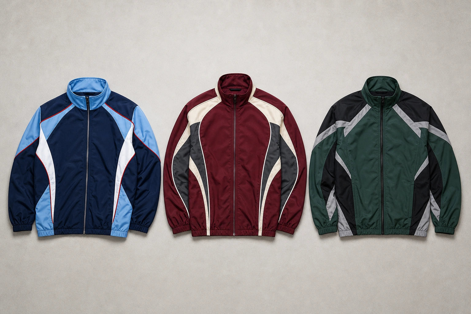 Unbranded custom warm-up jackets for ice hockey jersey manufacturing