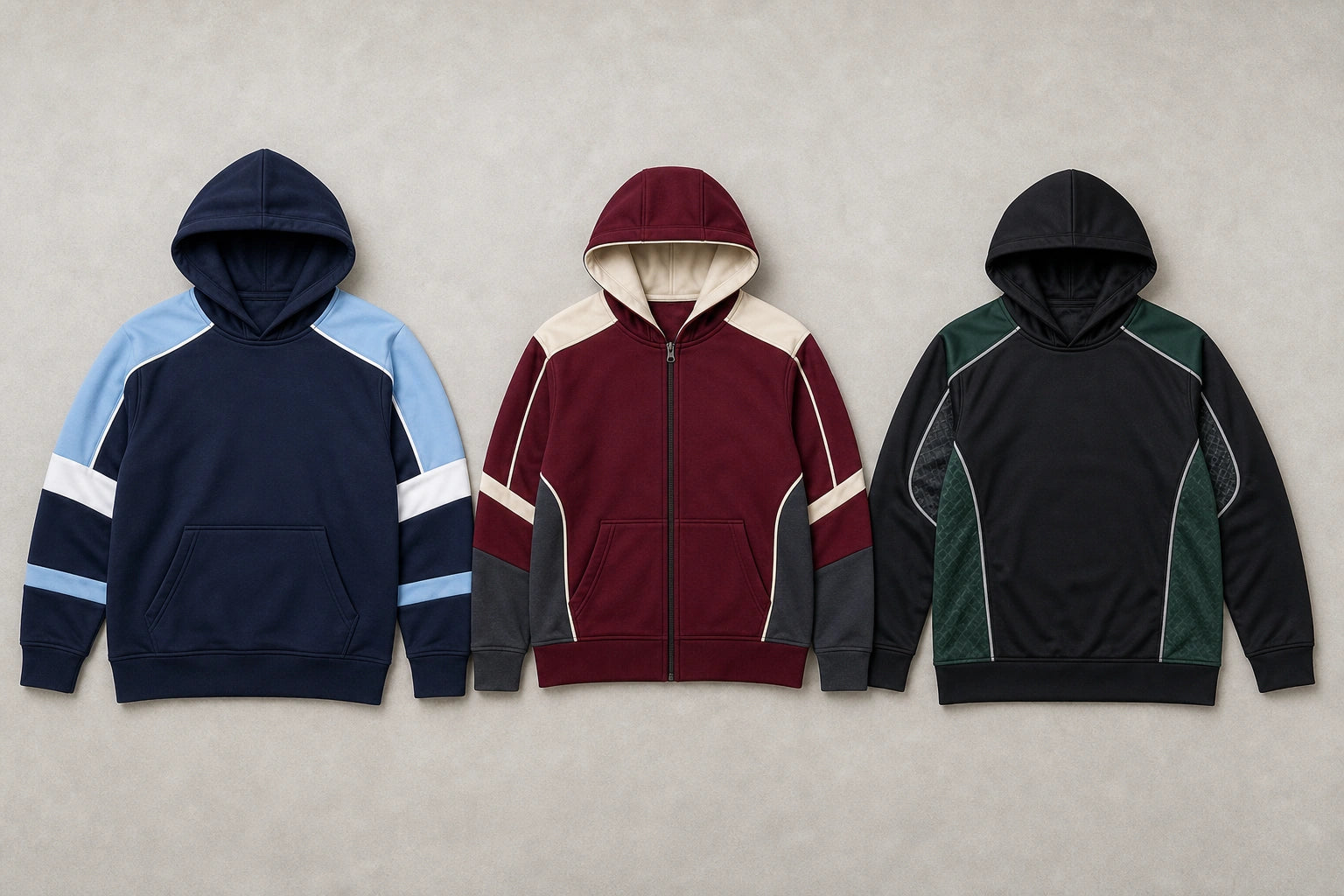 Unbranded custom team hoodies for ice hockey jersey manufacturing