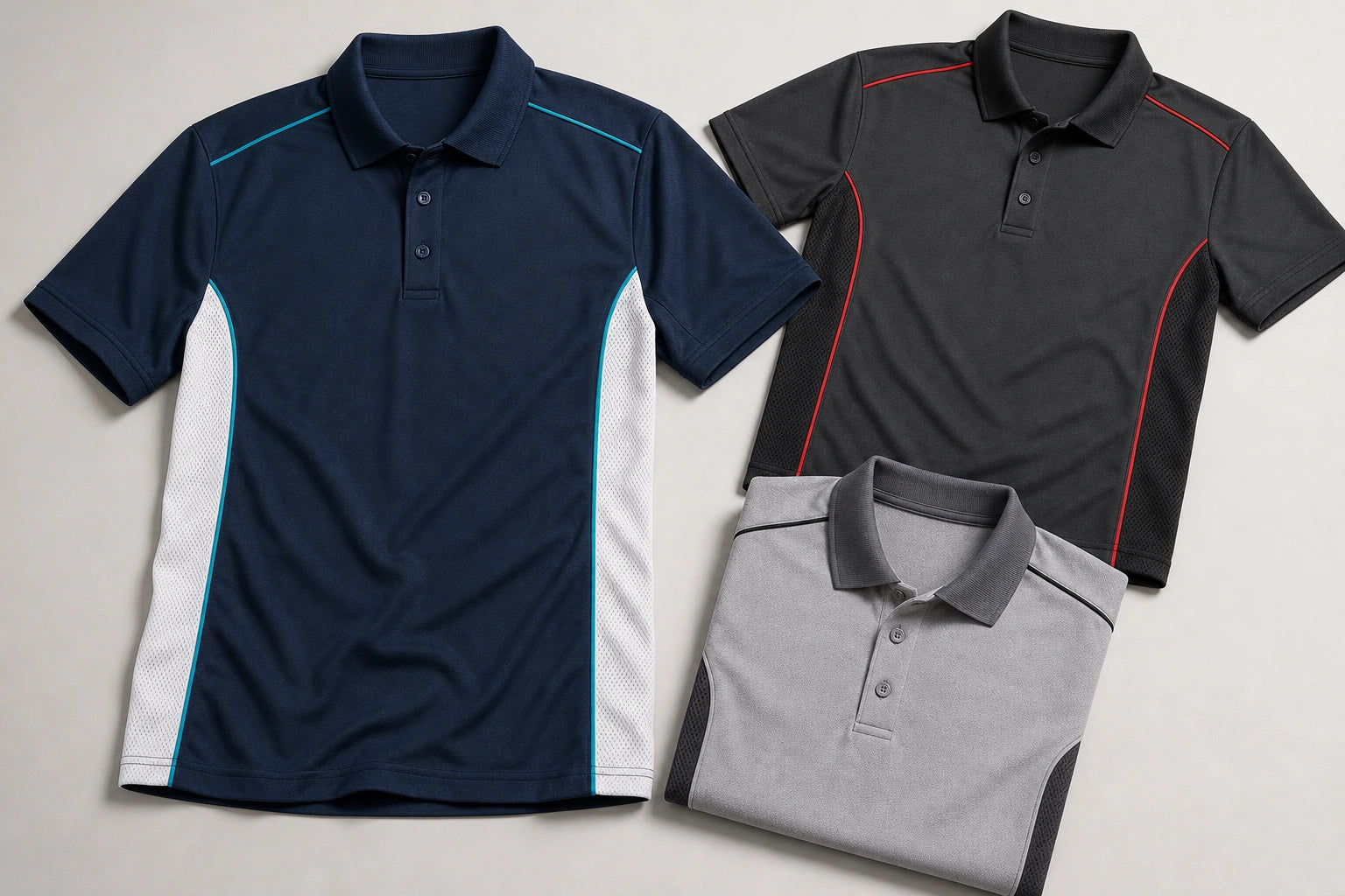 Unbranded custom paddock polos for karting suit manufacturing