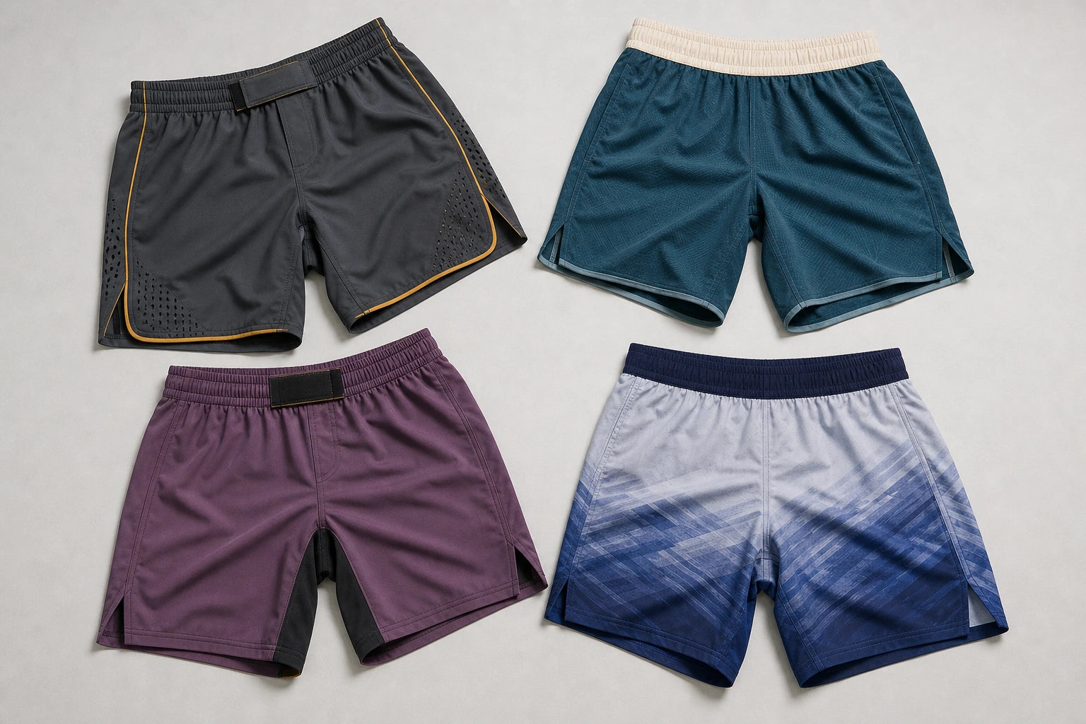 Unbranded custom kickboxing shorts for kickboxing apparel manufacturing