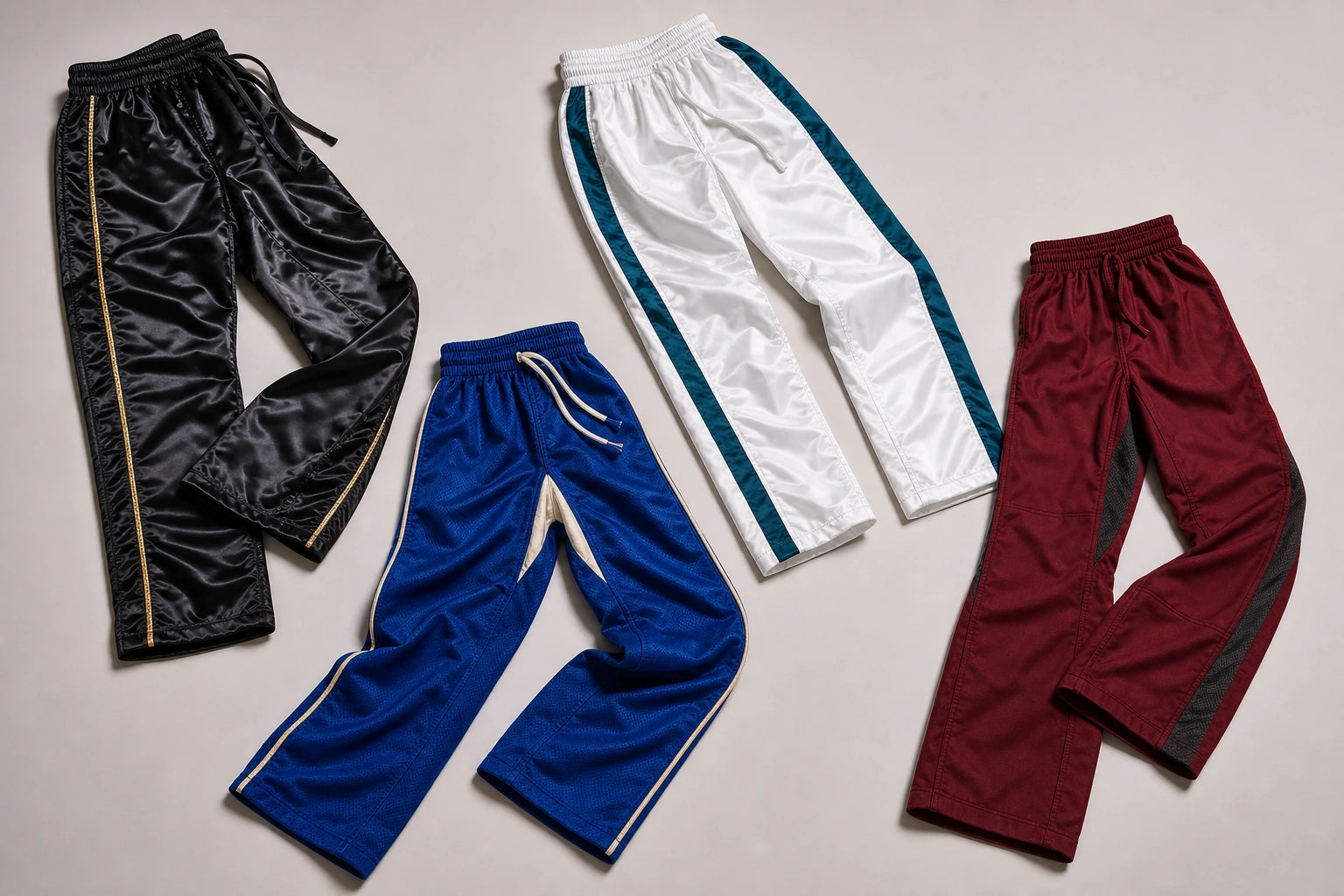 Unbranded custom fight trousers for kickboxing apparel manufacturing