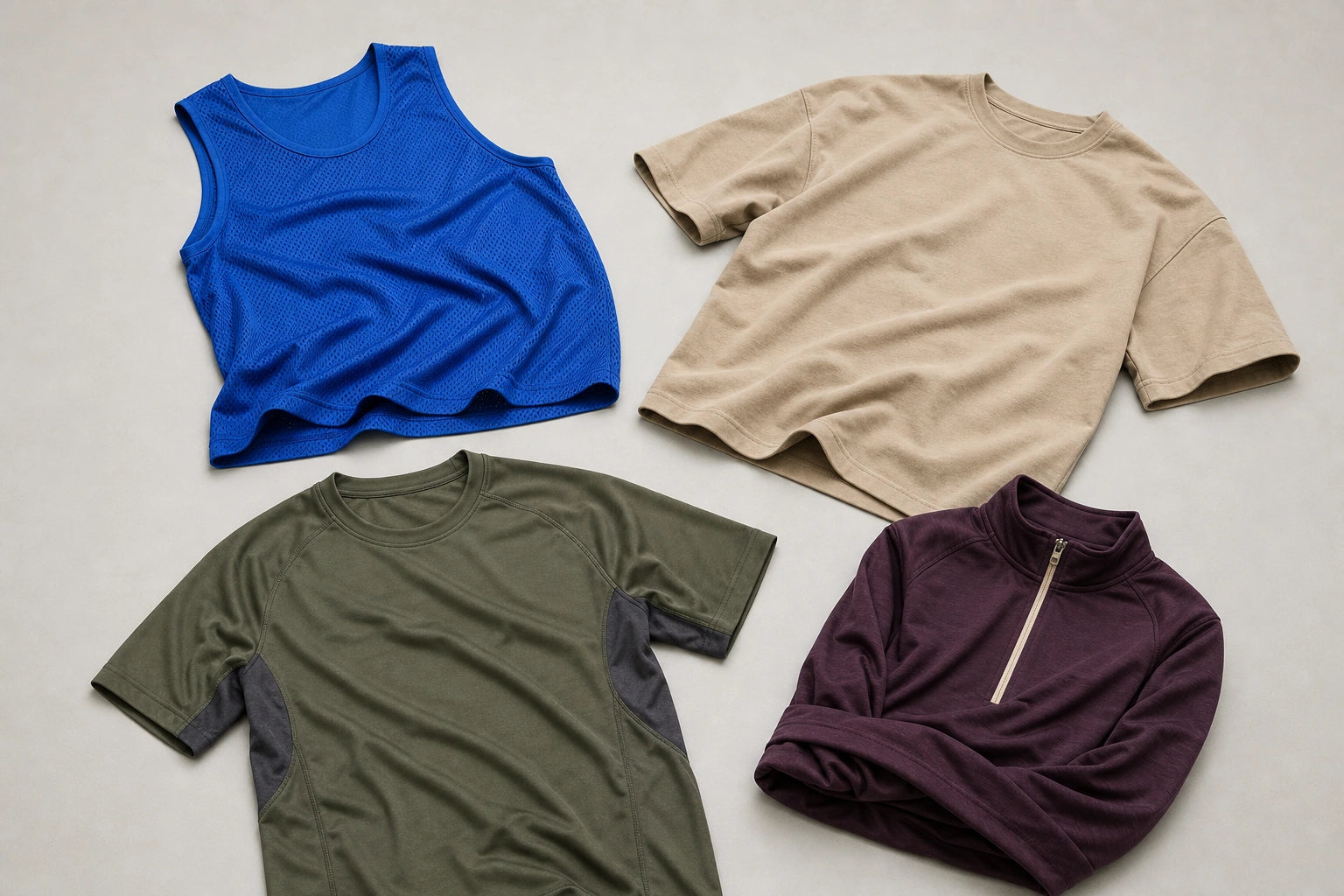 Unbranded custom training tops for kickboxing apparel manufacturing