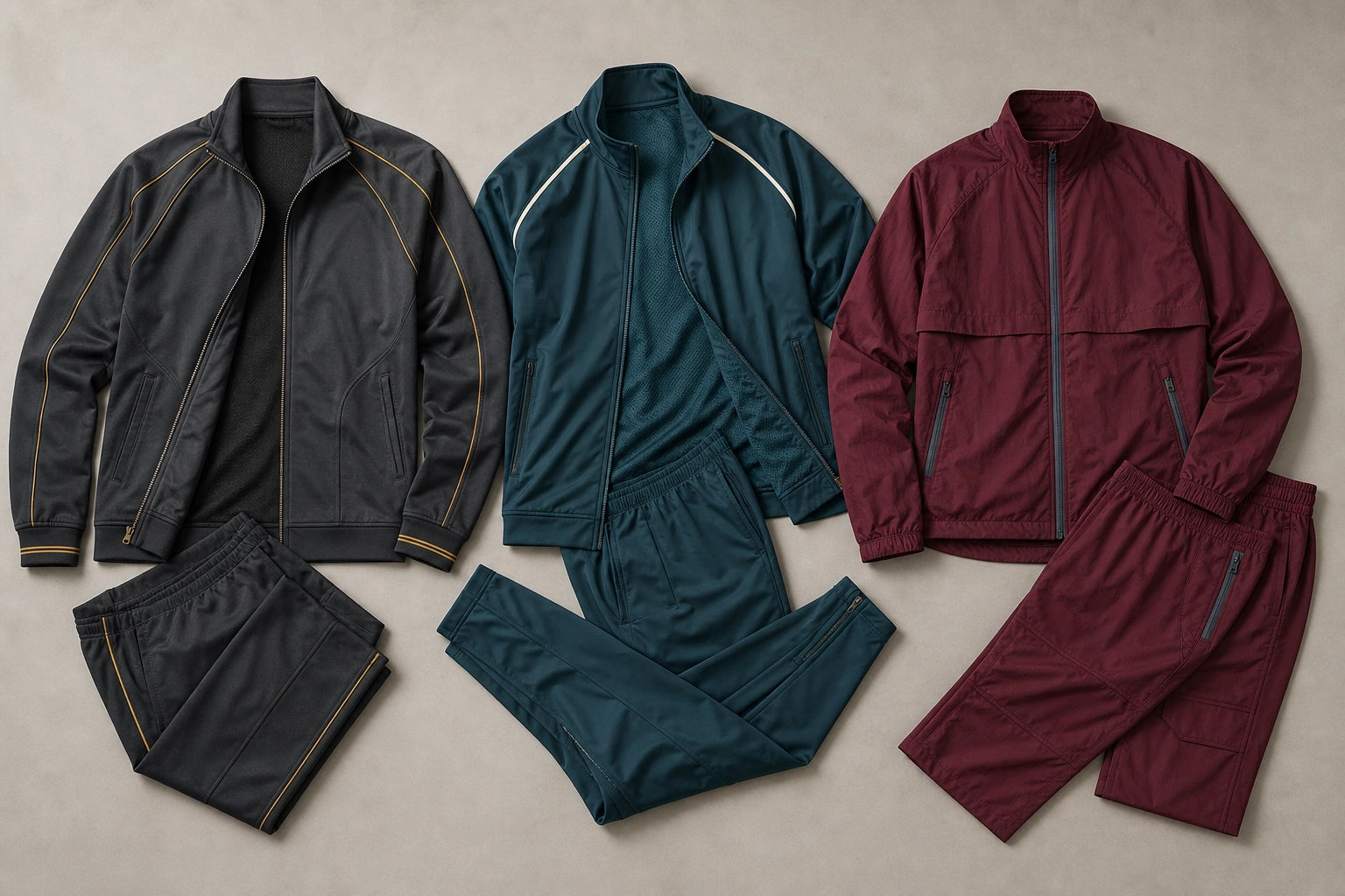 Unbranded custom team tracksuits for kickboxing apparel manufacturing