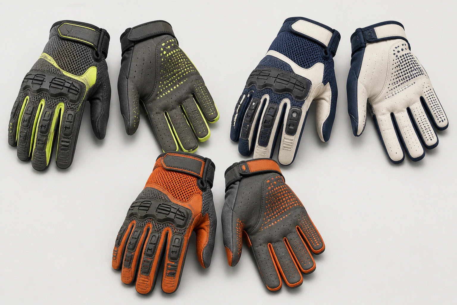 Unbranded custom team gloves for motocross gear manufacturing