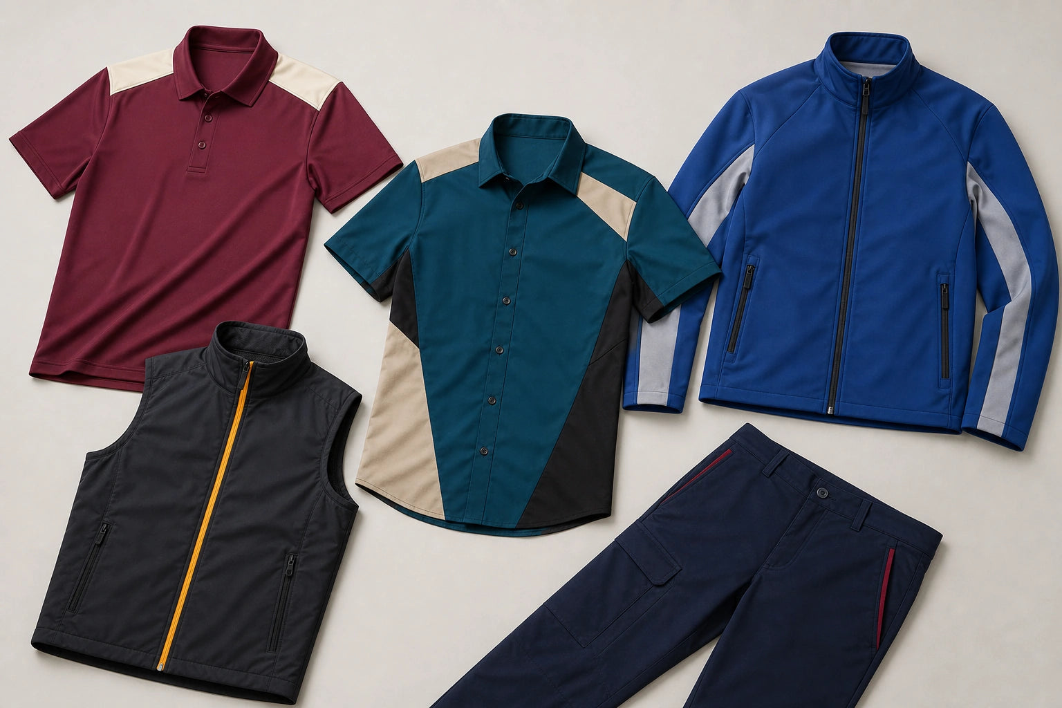 Unbranded custom racing team apparel for motorsport apparel manufacturing
