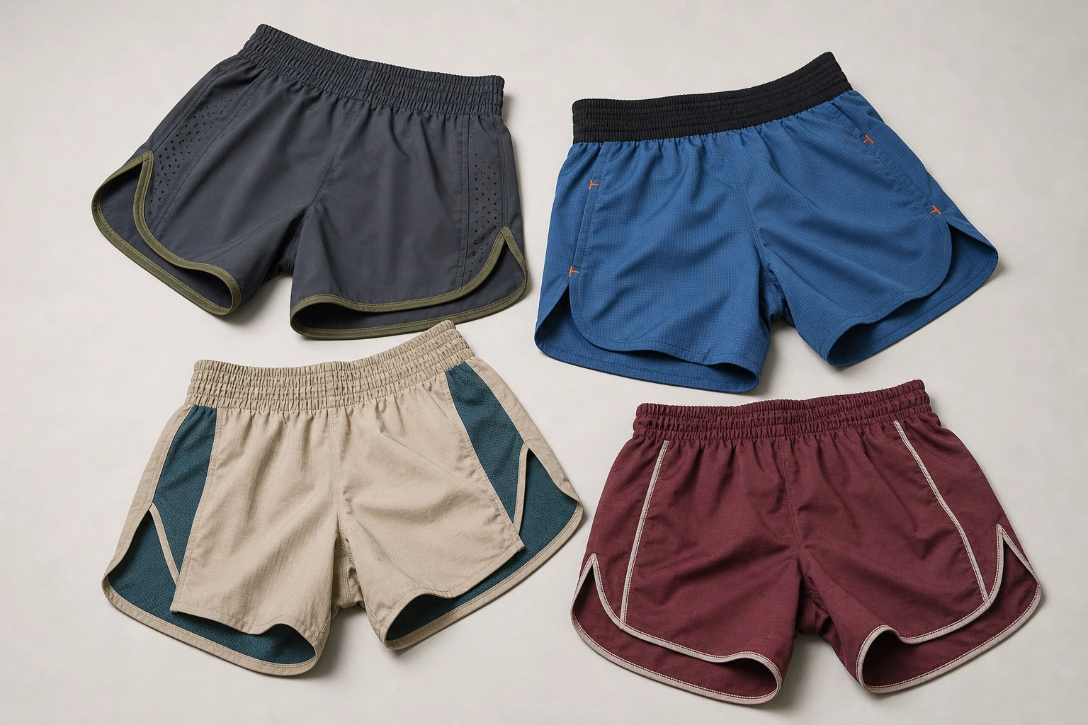 Unbranded custom training shorts for muay thai shorts manufacturing