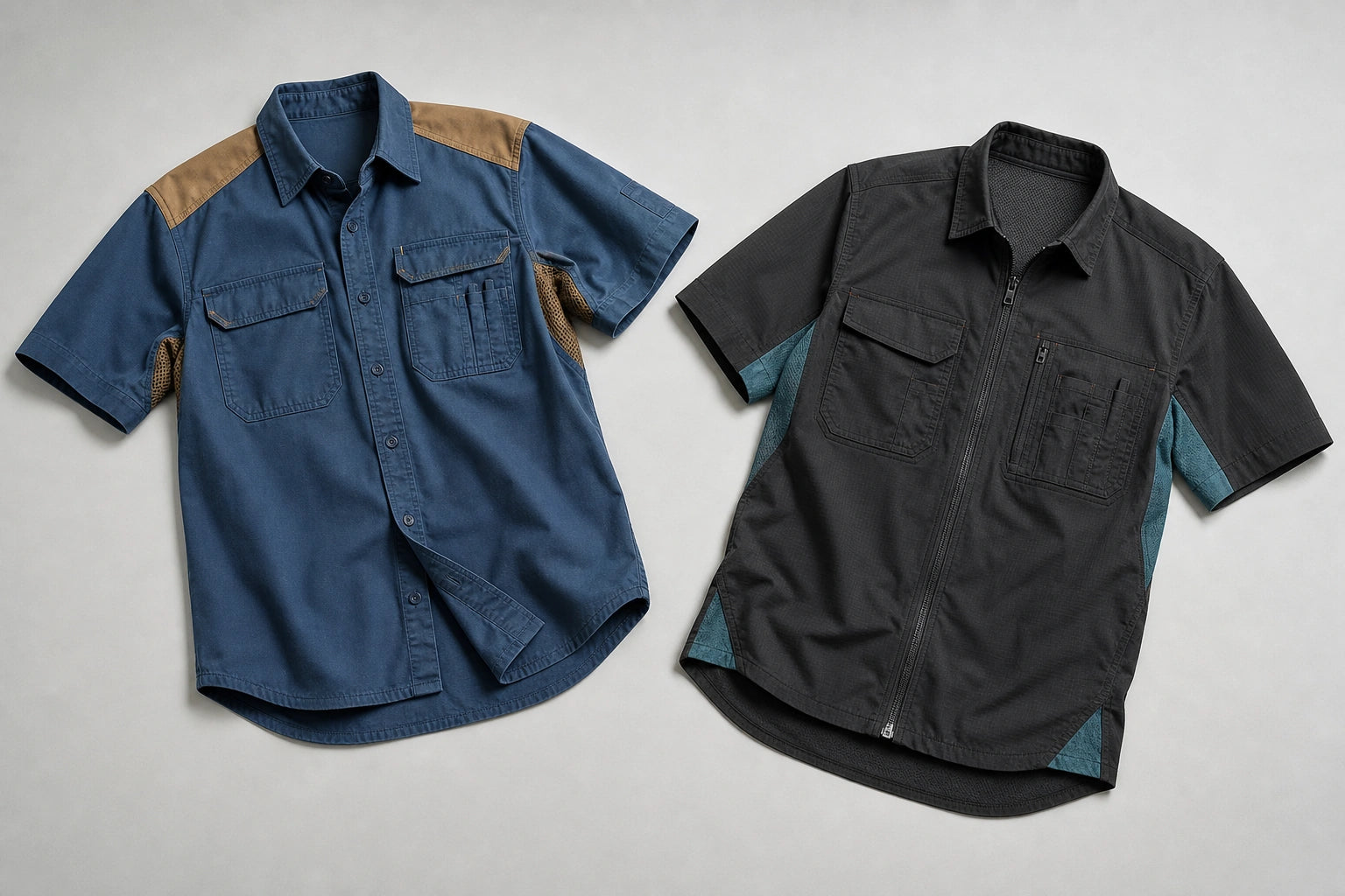 Unbranded custom pit crew shirts for pit crew uniform manufacturing