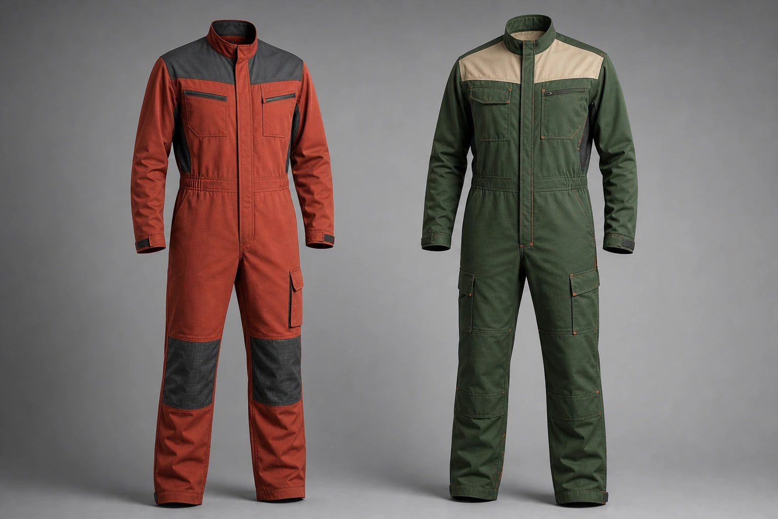 Unbranded custom team coveralls for pit crew uniform manufacturing