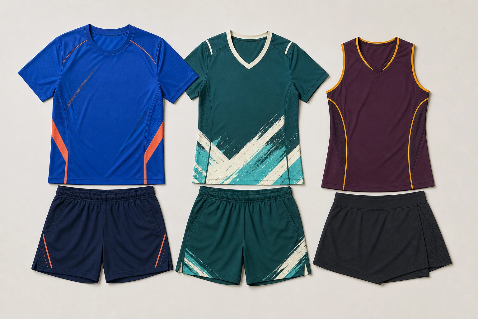 Unbranded custom badminton uniform for racket sportswear manufacturing