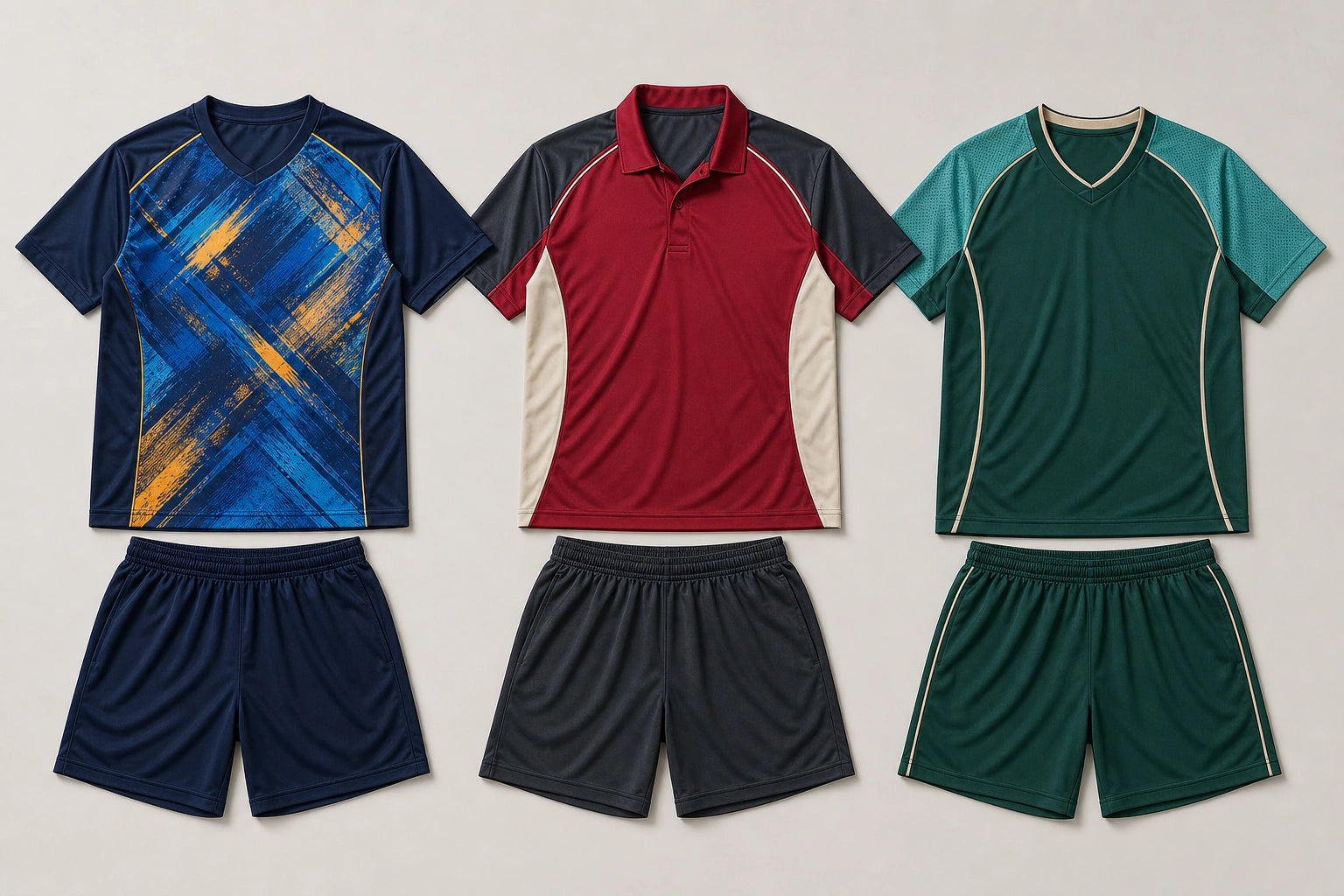 Unbranded custom table tennis uniform for racket sportswear manufacturing