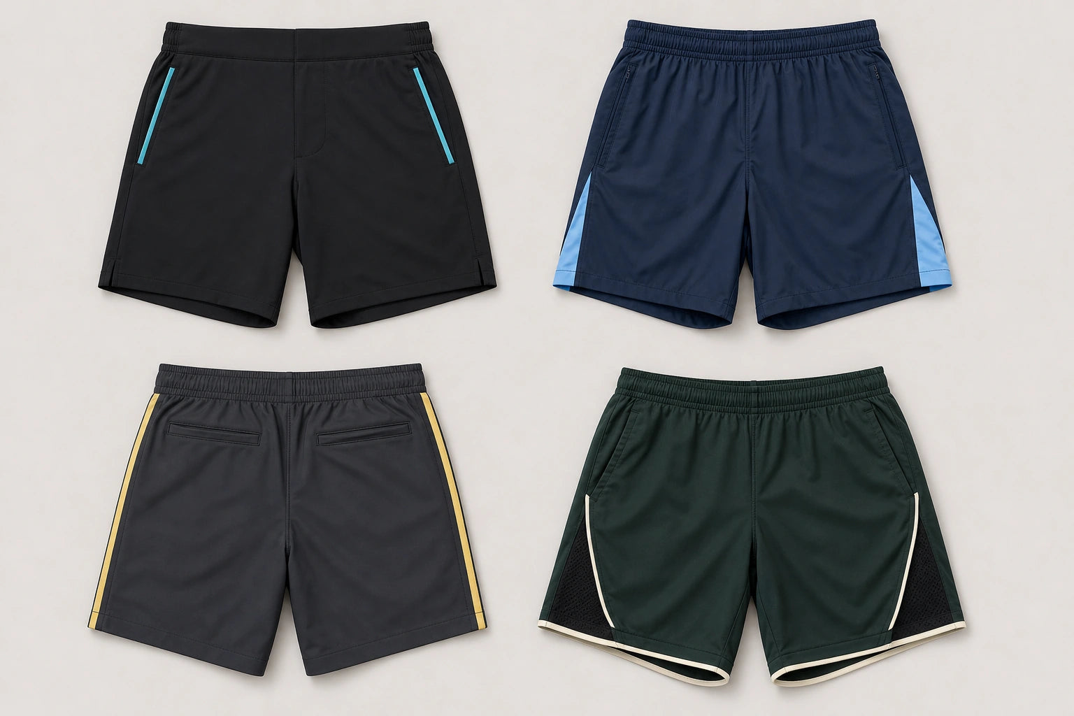 Unbranded custom referee shorts for referee uniform manufacturing