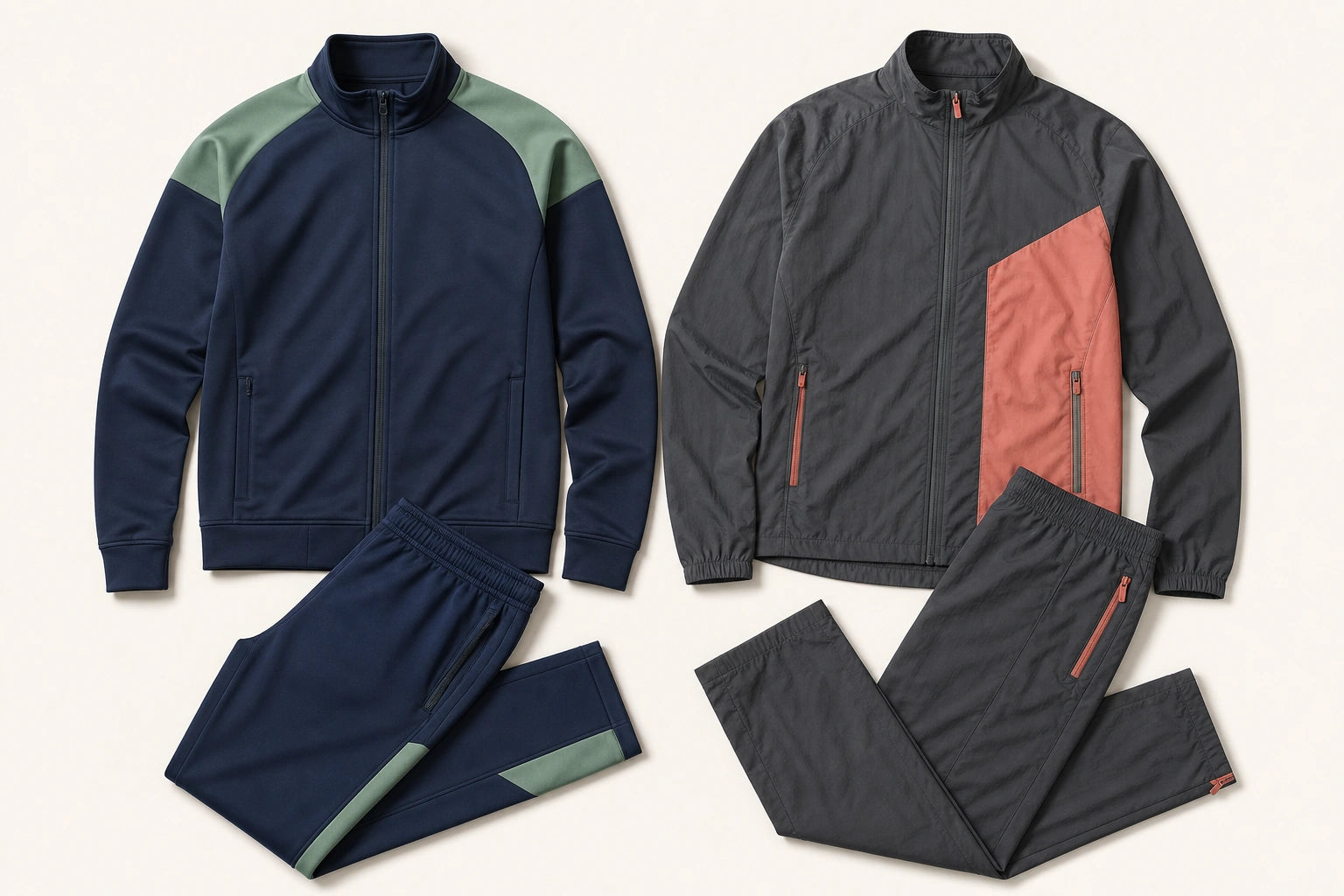 Unbranded custom club tracksuits for running apparel manufacturing