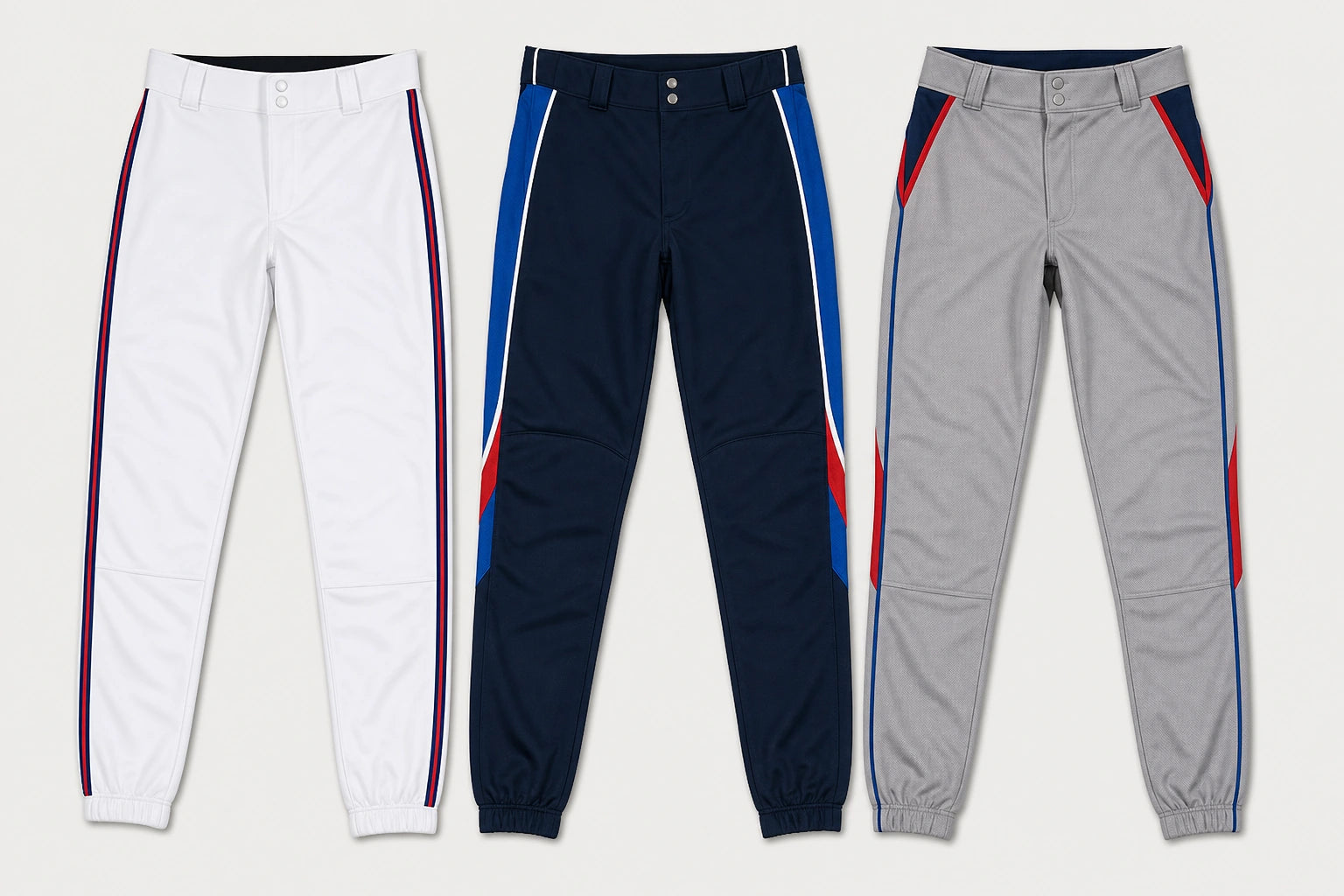 Ungebrandete, maßgeschneiderte Softballhosen für die Herstellung von Softball-Uniformen