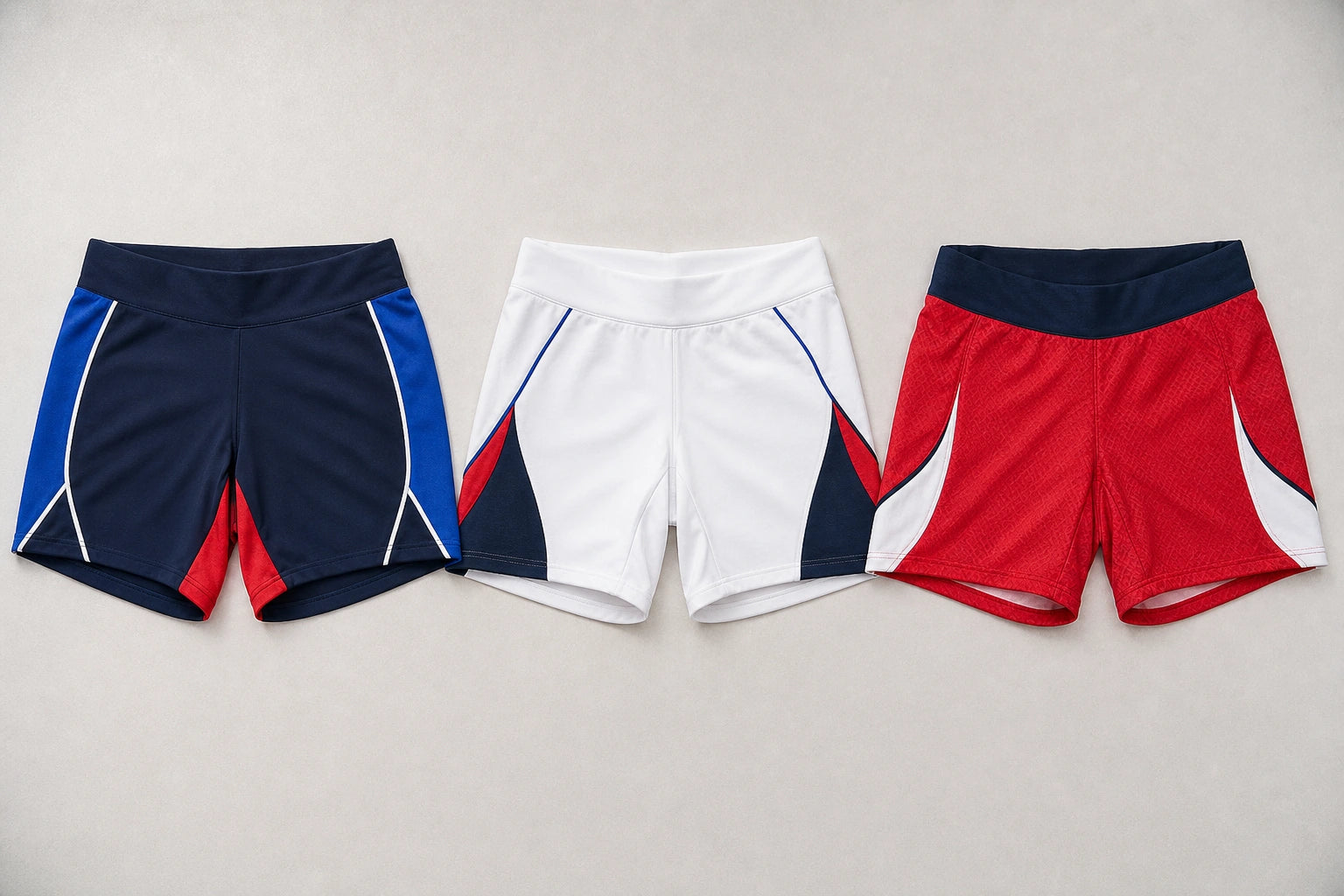 Unbranded custom fastpitch shorts for softball uniform manufacturing