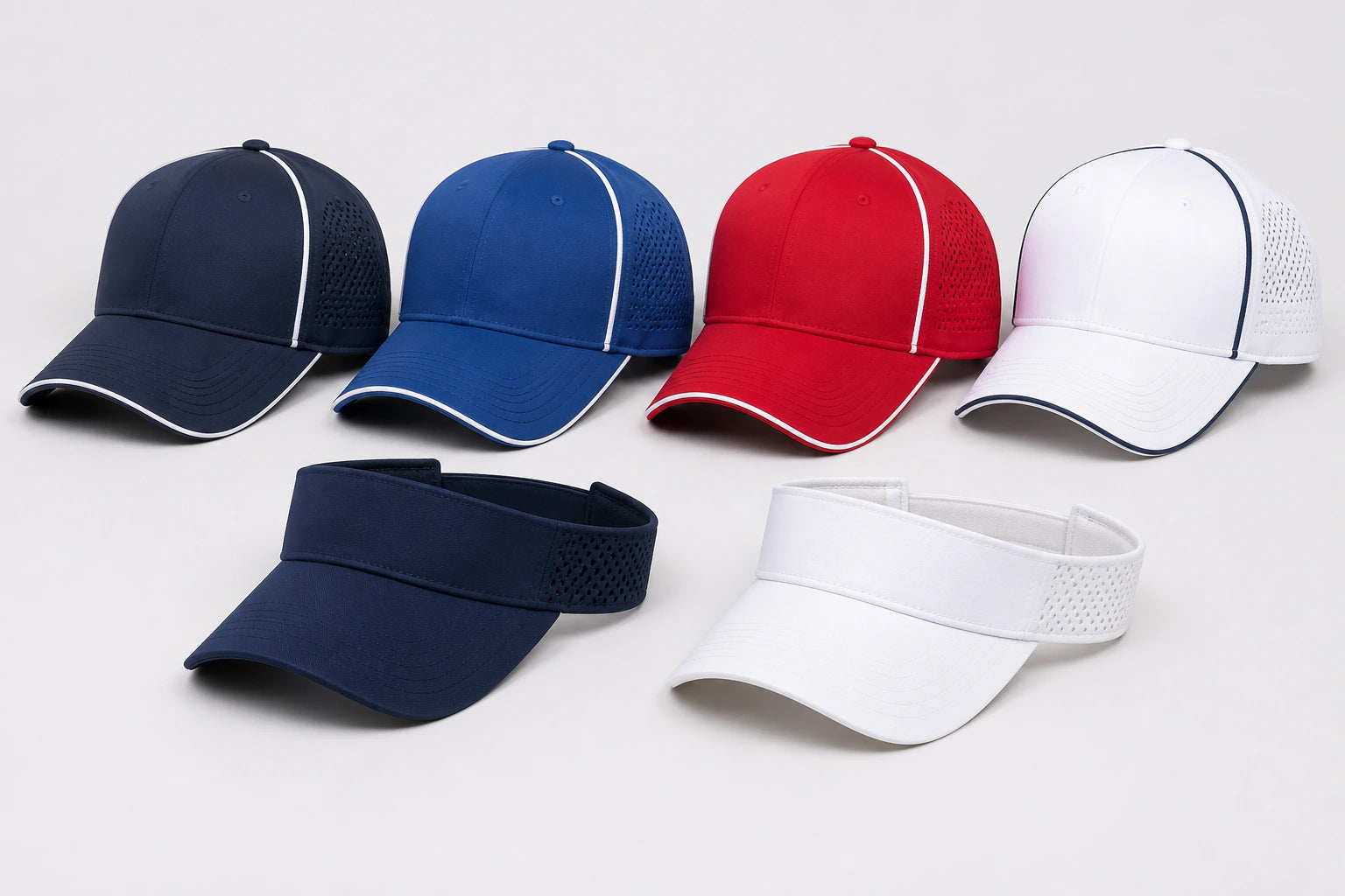 Maßgefertigte Team-Caps ohne Branding für die Herstellung von Softball-Uniformen