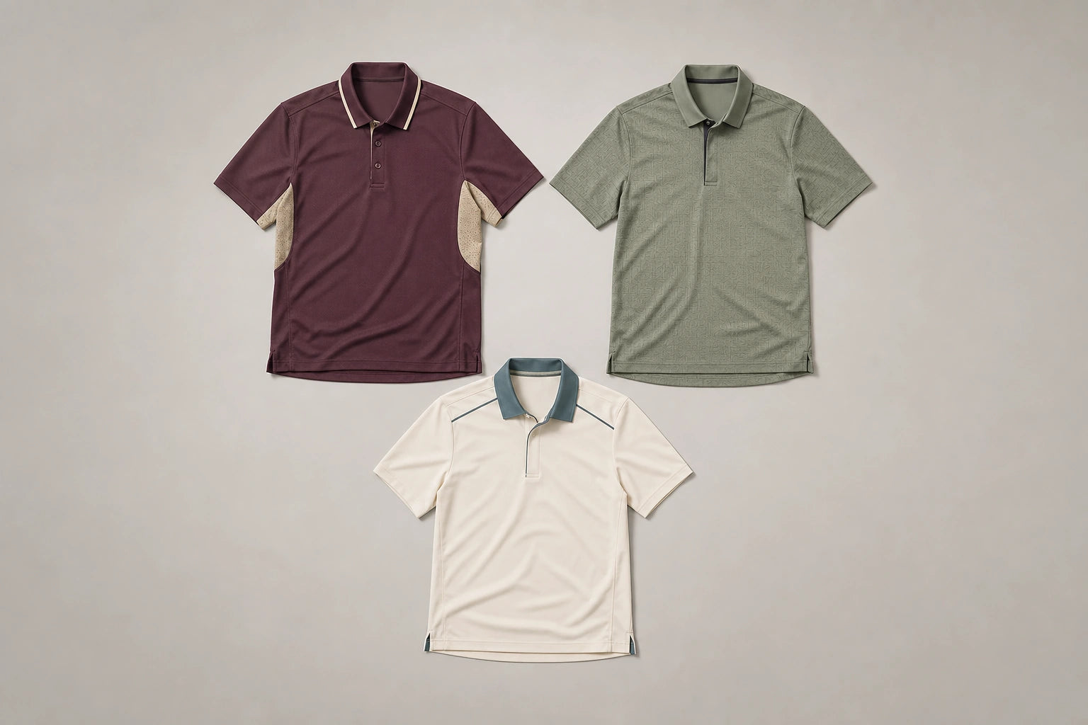 Unbranded custom performance polos for table tennis uniform manufacturing