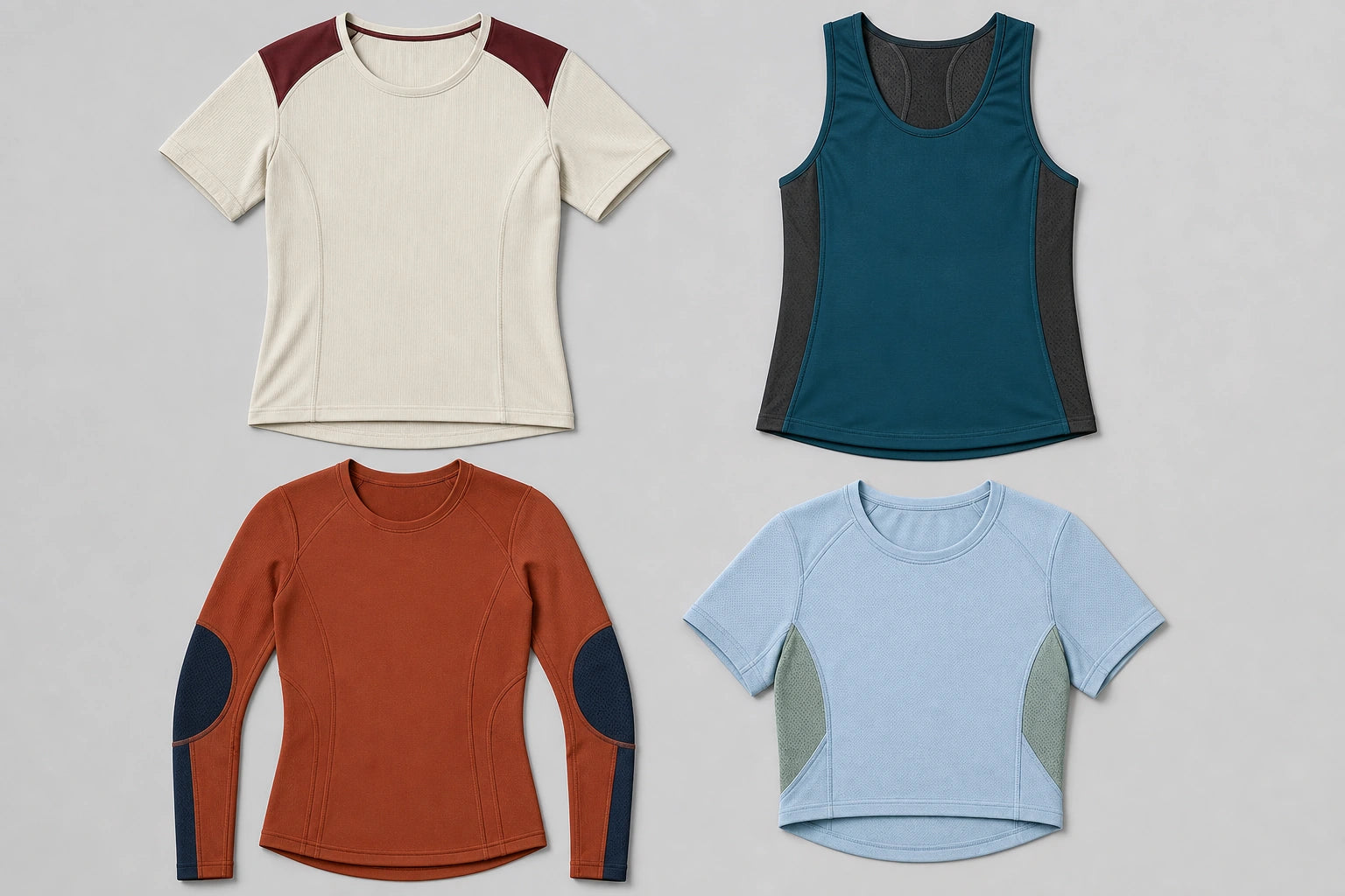 Unbranded custom field event tops for track and field uniform manufacturing