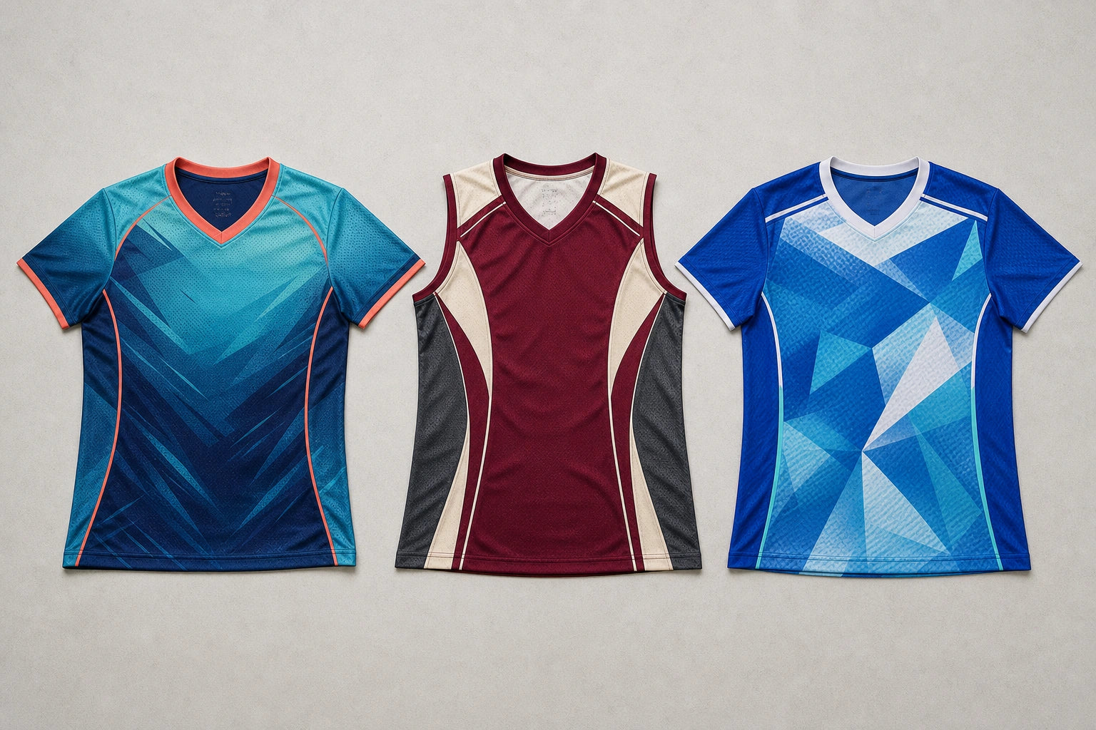Unbranded custom volleyball jerseys for volleyball uniform manufacturing