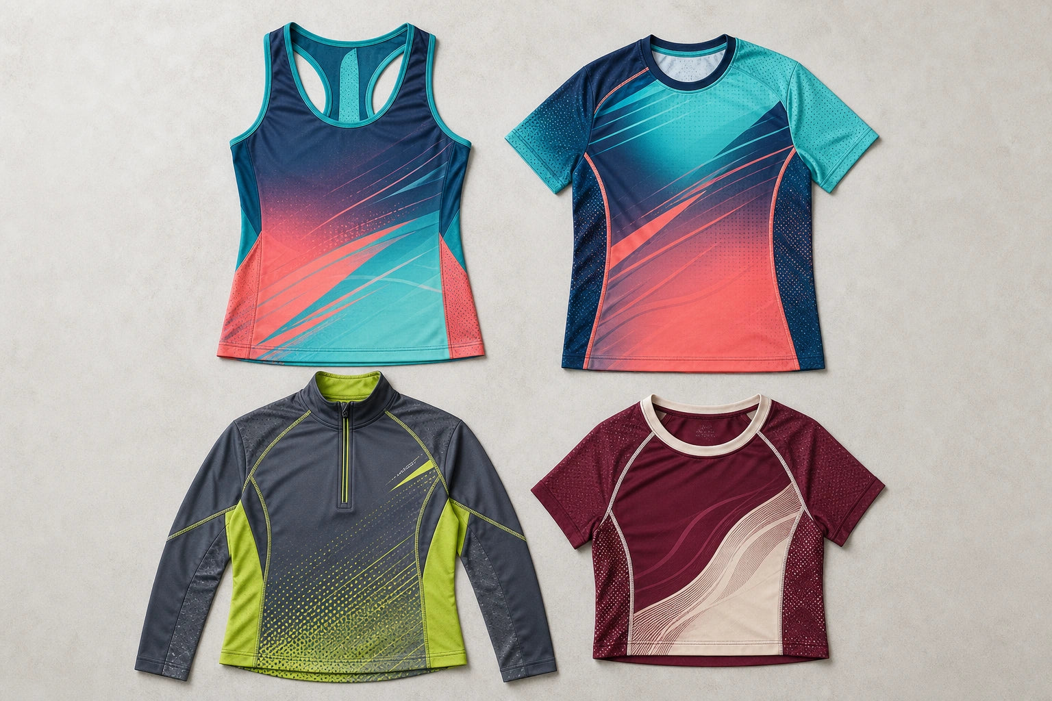 Unbranded custom training tops for volleyball uniform manufacturing