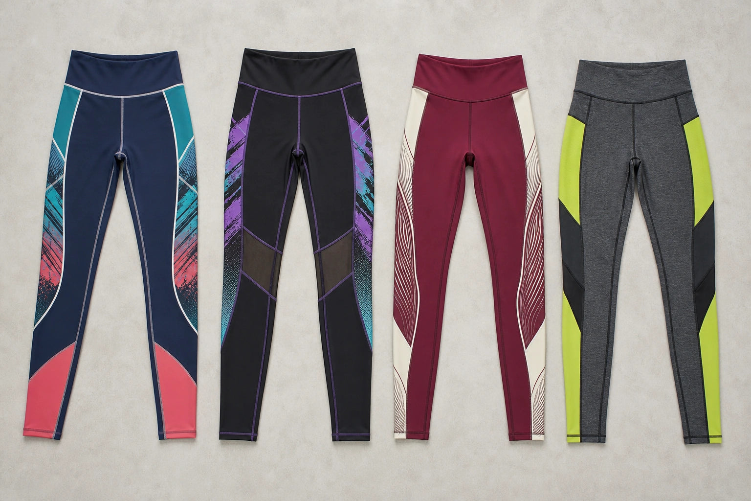 Unbranded custom team leggings for volleyball uniform manufacturing