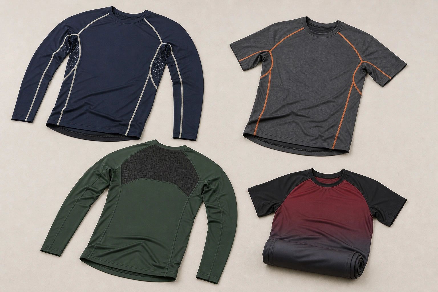 Unbranded custom compression tops for wrestling singlet manufacturing